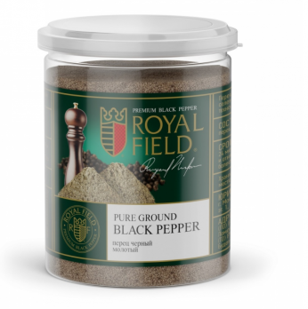 Перец черный молотый «ROYAL FIELD» 400 г.