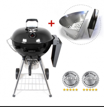 Угольный гриль SNS Master Kettle, 57 см (с корзиной SNS Deluxe)