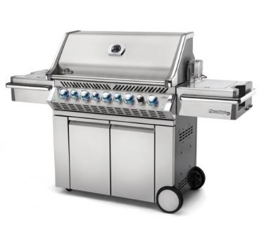Газовый гриль Napoleon Prestige PRO-665 в комплекте чехол,вертел и многофункциональная полка
